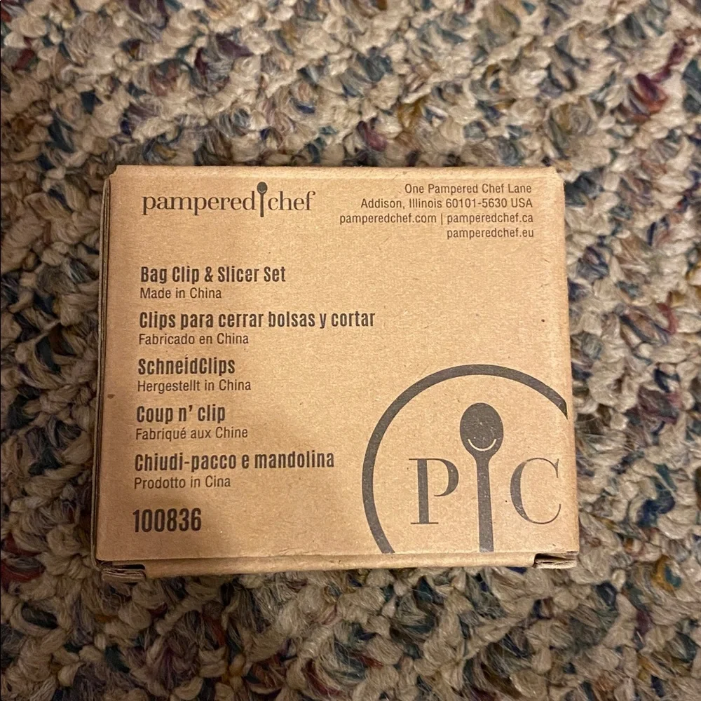 Pampered Chef Bag Clip & Slicer Set (Set of 2)